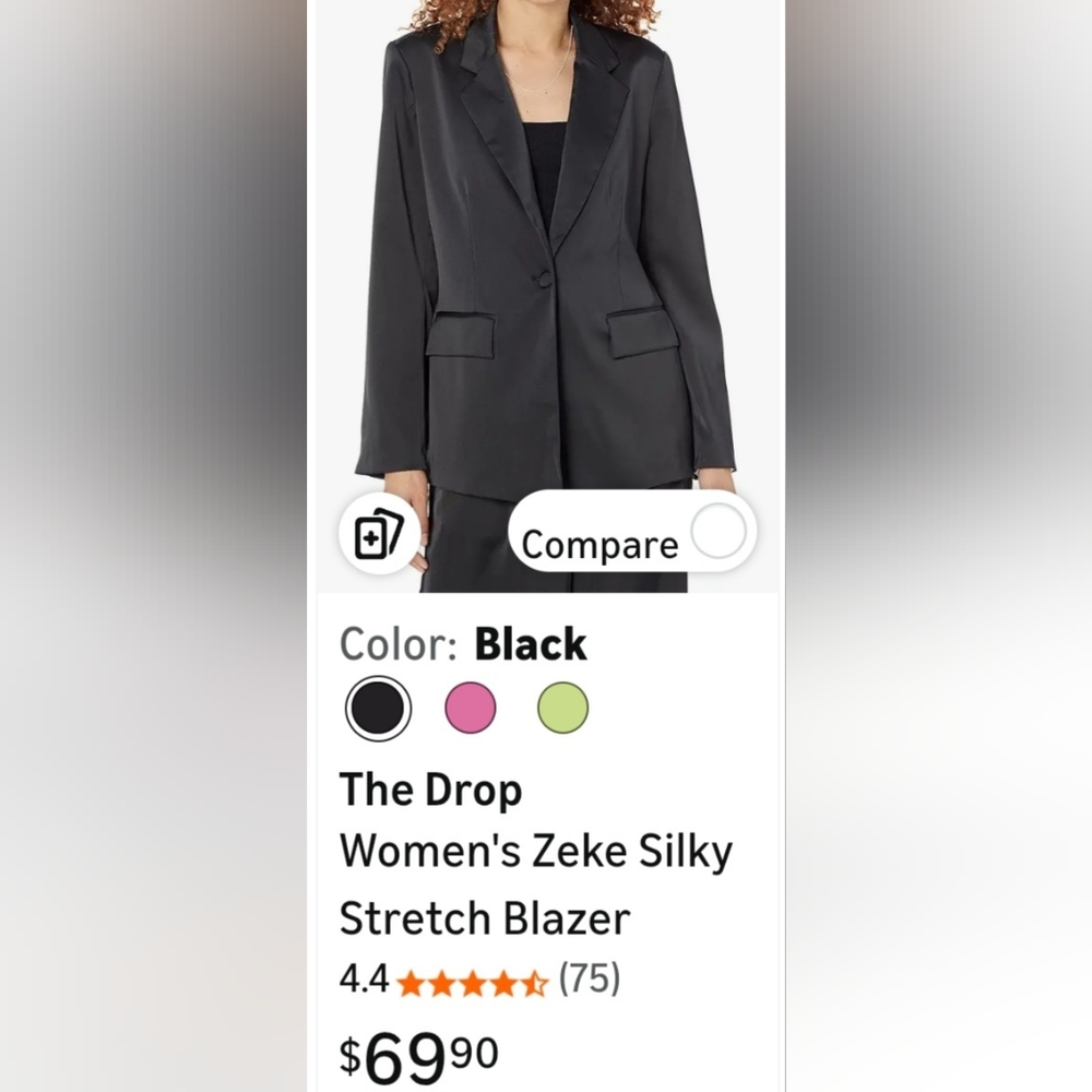 The Drop Silky Blazer